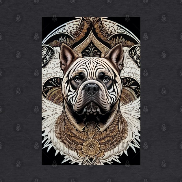 American bully courage by DigiArtFusion